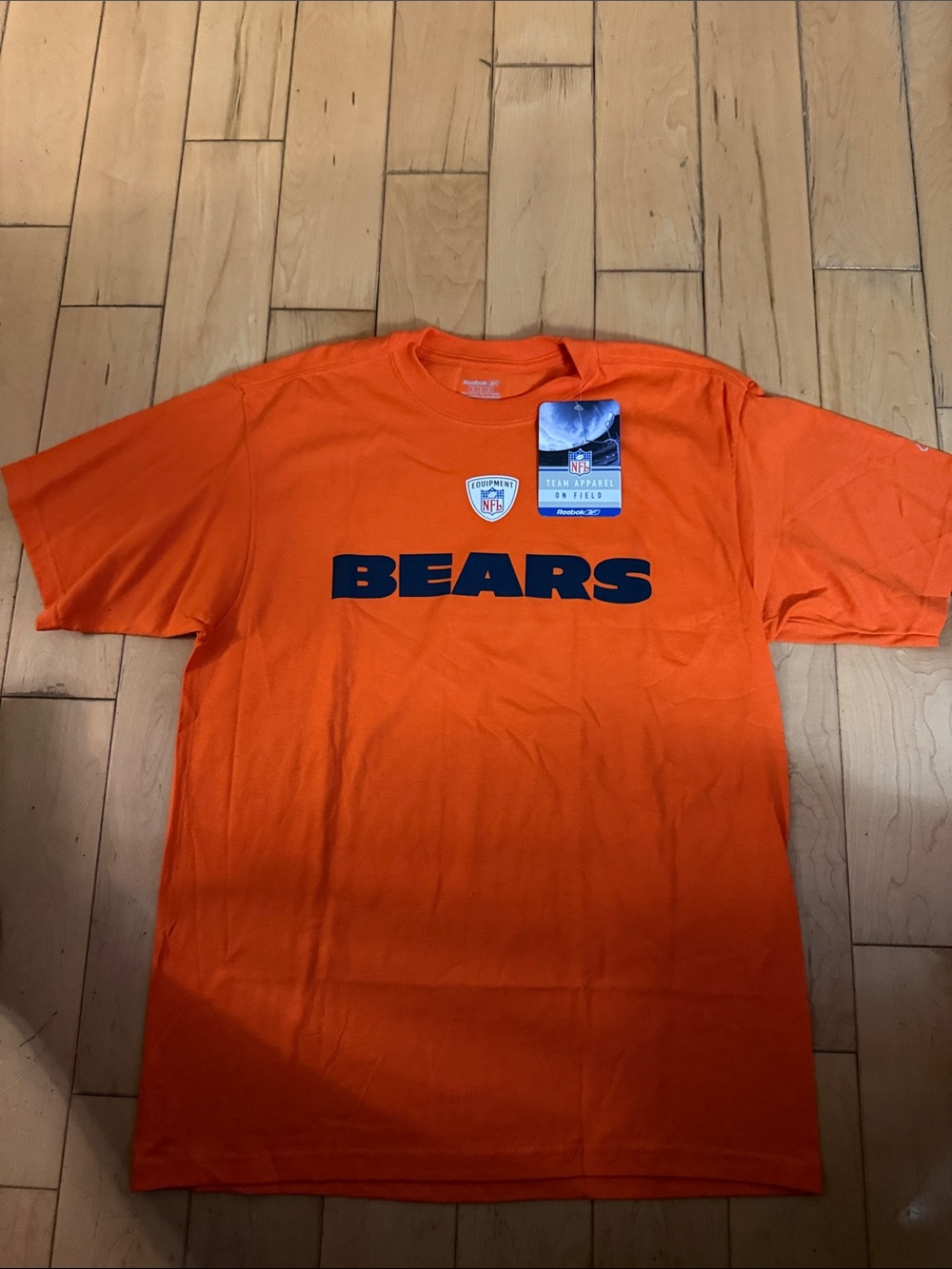 Reebok Orange BEARS Short Sleeve Tee